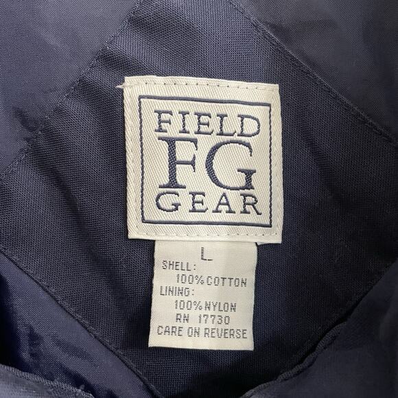 Field Gear FG Jacket Mens Large Blue Vintage 90s Bomber Varsity YKK Zipper - Picture 7 of 11